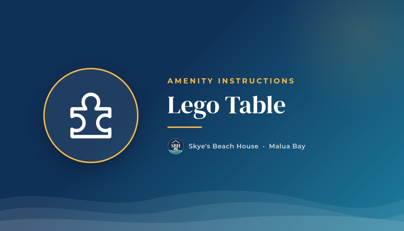Lego play area