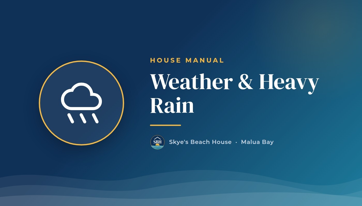 Heavy rain